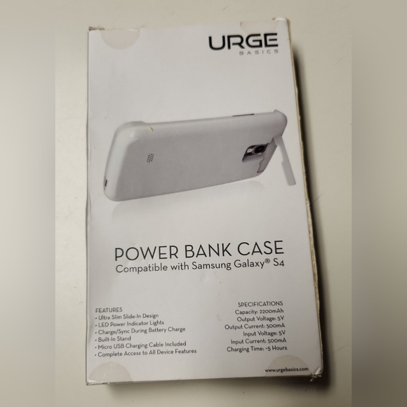 Urge Basics Power Bank Compatible with Samsung Galaxy S4 - Picture 2 of 4